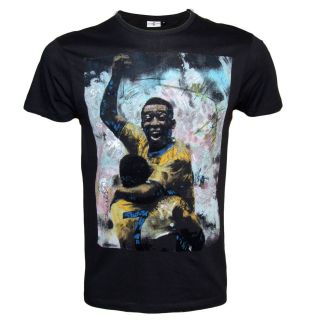 Mens Pele T Shirt Art Work By Sidney Maure Size XS S M L XL Officially 