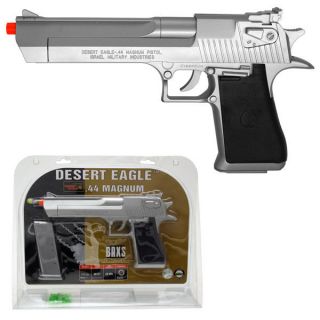   Licensed Desert Eagle .44 Magnum Spring Airsoft Pistol Gun Silver