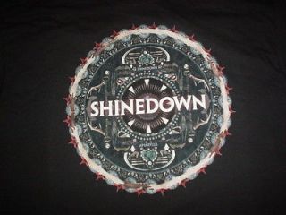 SHINEDOWN Amaryllis 20012 Concert Tour Cd Tour 2XL T SHIRT Shine Down