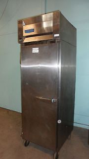   DUTY COMMERCIAL GRADE McCALL STAINLESS STEEL UP RIGHT REFRIGERATOR