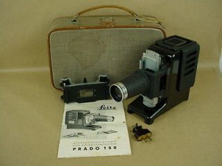 Leitz Prado 150 Beautiful 1940s Leica Slide Projector Mint w/case