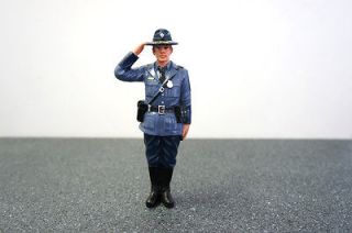 STATE TROOPER BRIAN FIGURE FOR 118 DIECAST MODEL CARS BY AMERICAN 