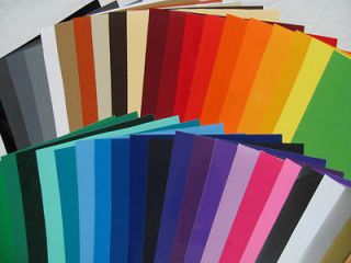 25 Sheets   12 X 12 Craft & Hobby Cutting Vinyl   *40 Color Choices 