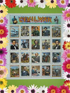CIVIL WAR Sc 2975 mint sheet of 20,classic collection,issued in 1994 