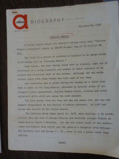 Press Release Shirley Temple s Storybook aka Theatre 12 15 1958 4 