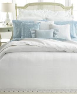 ralph lauren springhill standard pillowcases blue lace 
