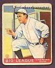 1933 goudey 188 rogers hornsby browns vg 180589 buy it