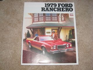 1979 Ford Ranchero GT Squire 500 sales brochure dealer catalog 