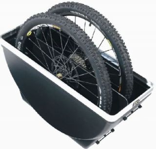 wheel bike hard plastic travel case dual safe shell
