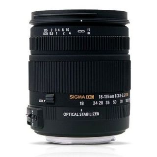 Sigma 18 125mm F3.8 5.6 DC OS HSM Lens for Nikon DSLR D70 D80 Free 