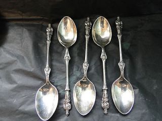 apostle tea spoon sterling silver made in birmingham 1904