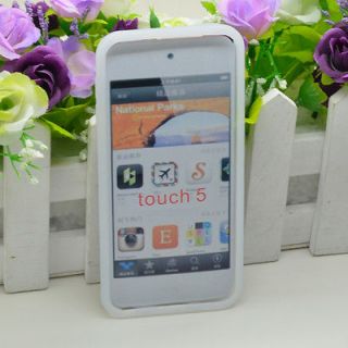   White 1PC Silicone Case Cover Skin For Apple Ipod Touch 5 Itouch 5