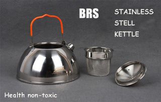   Hiking Camping Kitchen Cookware Mini Stainless steel kettle Teapot New