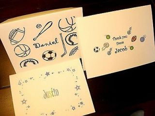   Note Cards, Blank Note Cards Stationery Thank You Cards FOR BOYS