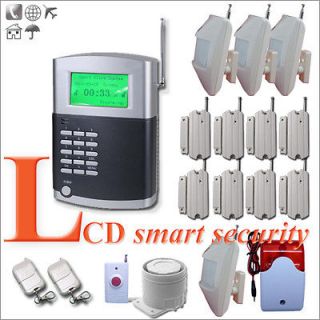 Wireless Home Alarm Security System w/ Auto Dialer Siren Infrared 