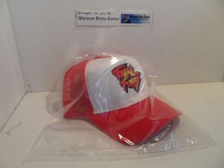 80`s Style Retro Nes Fatal Fury Red Game Baseball Trucker Cap Hat 
