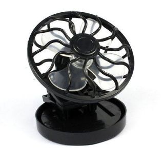 clip on solar sun power energy panel cooling cell fan