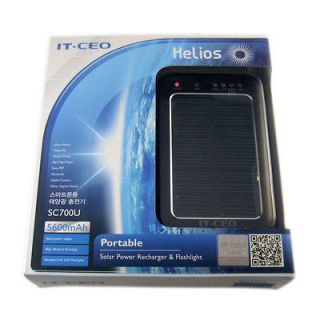Lot 5 Rechargeable Solar Portable Charger 5600mAh Battery fr 