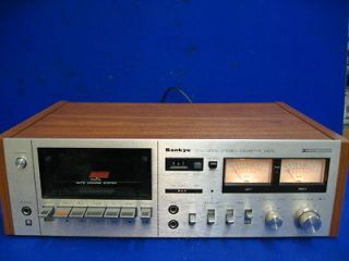 sankyo std 2000 vintage stereo cassette deck 