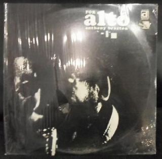 ANTHONY BRAXTON FOR ALTO FREE JAZZ SEALED 2 LP 1970 SS DELMARK 