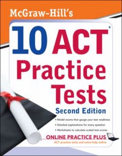 McGraw Hills 10 Act Practice Tests by Steven Dulan 2008, Paperback 