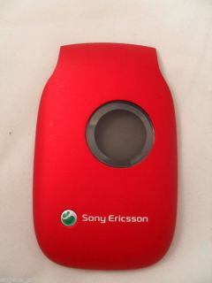 NEW SONY ERICSSON Z200 FRONT COVER FACEPLATE HOUSING RED OEM ORIGINAL
