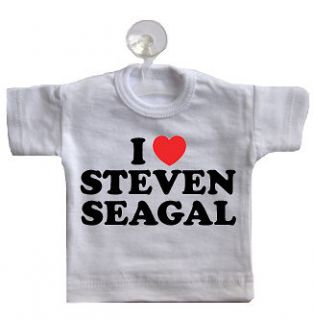 love steven seagal mini t shirt for car window