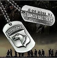 101st airborne band of brothers tag necklace wwii us from