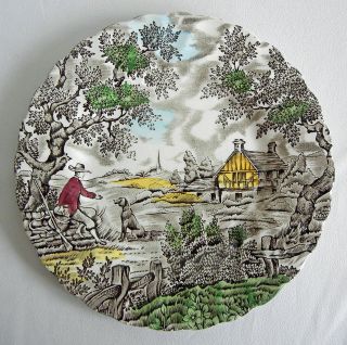 vintage myott england the hunter bread butter plate from canada