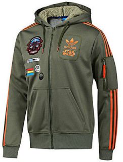 adidas star wars rebel xwing military hooded jacket xl