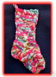 knit christmas stockings in Needlecrafts & Yarn