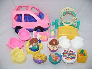 Fisher Price Little People doll house accessories inc. people 