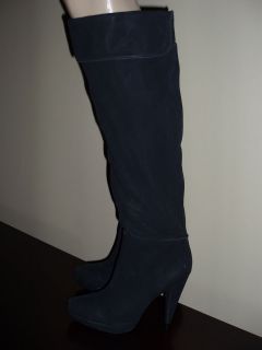 Colin Stuart Victorias Secret Black Over the Knee Boot $150 Size 