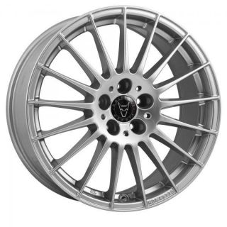 18 WOLFRACE MESSINA ROYAL SILVER WHEELS AND TYRES BRAND NEW 5X112