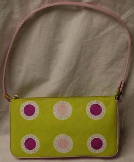 Bvlgari Baguette Hand Bag Green Pink Wallet Purse Women birthday 