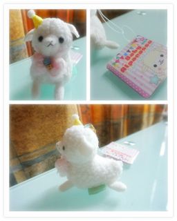 arpakasso alpacasso alpaca white party keyring from hong kong time