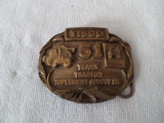 tisco 51 years tractor supply co belt buckle 3794 time