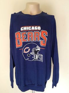 Newly listed Vtg 80s Chicago Bears Crewneck thin Sweatshirt XL jersey 