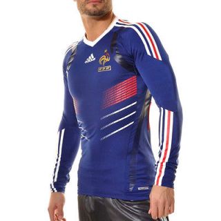 ADIDAS FRANCE 2010 LS TECHFIT PLAYERS ISSUE JERSEY SHIRT NEW PICK 