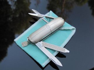 Tiffany & Co RARE MINT Streamerica Victorinox Swiss Army Knife