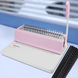 250 Sheets Paper Comb Punch Binder Binding Machine Report Scrapbook w 