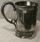   SILVER CO AESTHETIC FIGURAL QUADRUPLE PLATE SYRUP PITCHER JUG