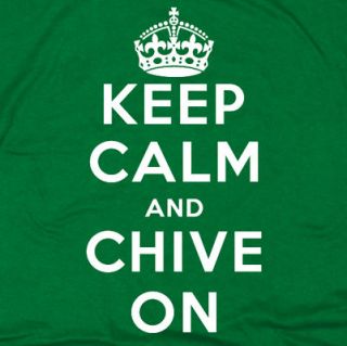   CHIVE ON AND CHIVERY KCCO CHIVERY MENS T SHIRT NEW GREEN *ALL SIZES