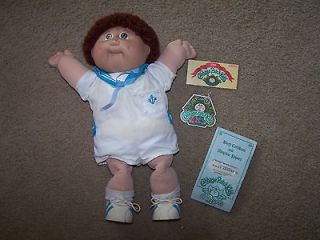 Vintage 1984 Cabbage Patch Doll Bailey Armstrong with birth 