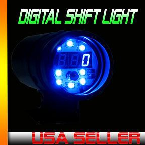 universal digital shift light digital tach blue led  53 99 