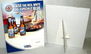 labatt blue light beer counter or wall sign raise time