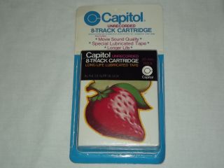 capitol unrecorder 8 track tape cartridge new in box from