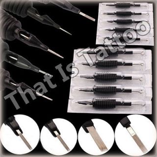 100 disposable tattoo needle and tube combo 3 4 grip