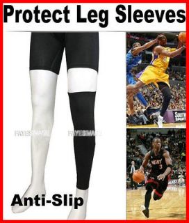 1pc Anti Slip NBA Basketball Sport Leg Sleeves Compression Protect 