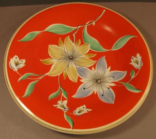 Circa 1940s Schwarzenhamme​r Bavaria Holiday Floral Bowl 